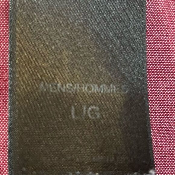 The North Face Large Red-Wine Short Sleeve Button Down Shirt - Picture 6 of 7